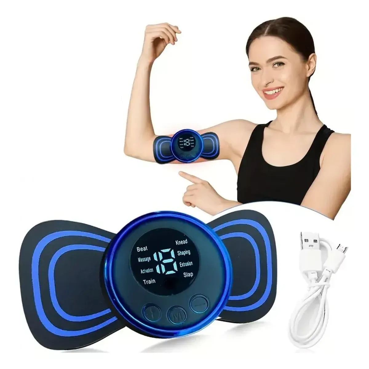 Kit 2 Masajeadores Musculares Eléctricos