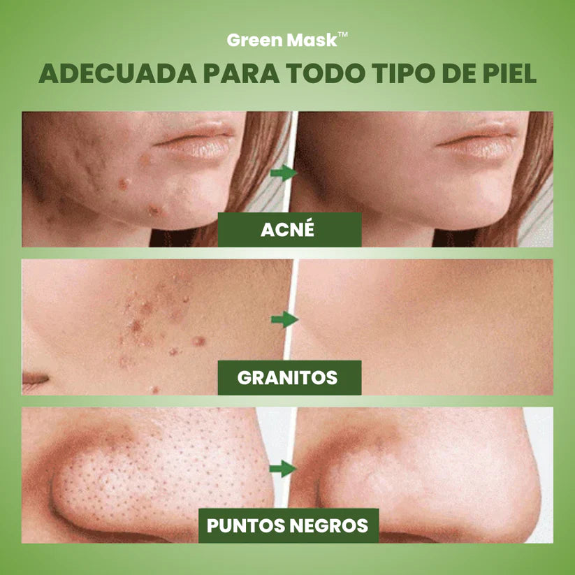 Mascarilla Limpiadora de Poros | Extracto de Té Verde