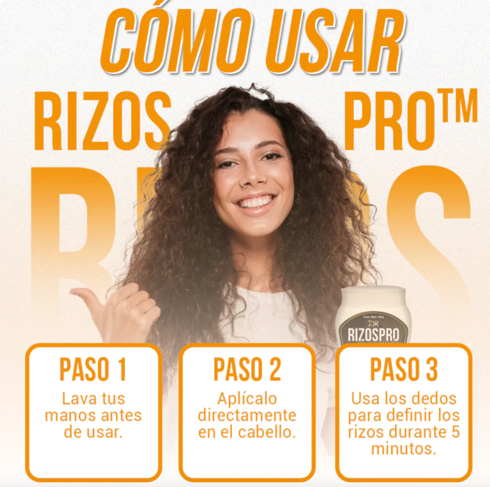 RIZOS PRO™️- Crema Rizadora Rizos Definidos y Resistentes