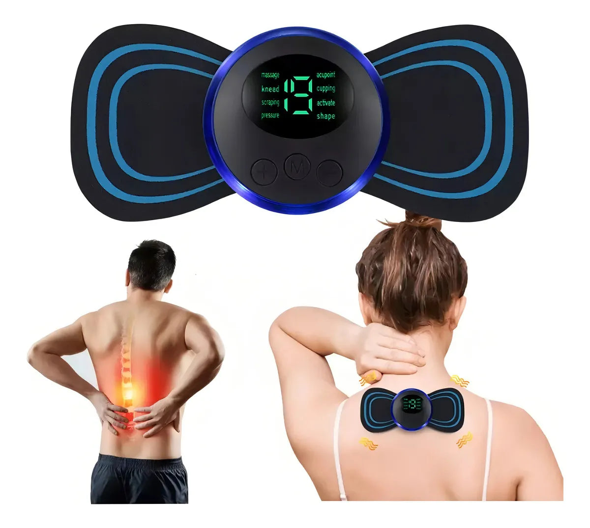 Kit 2 Masajeadores Musculares Eléctricos