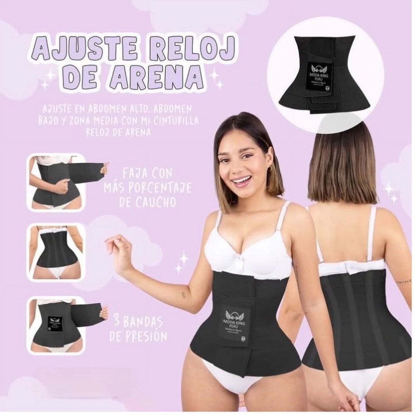 Faja Cintura Reloj de Arena