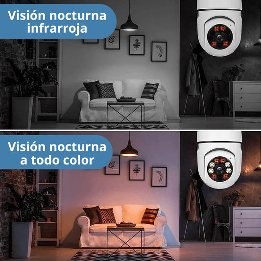 Cámara Foco De Seguridad | HD y Panorámica