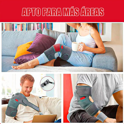 Rodillera Calefacción Masaje 2 en 1