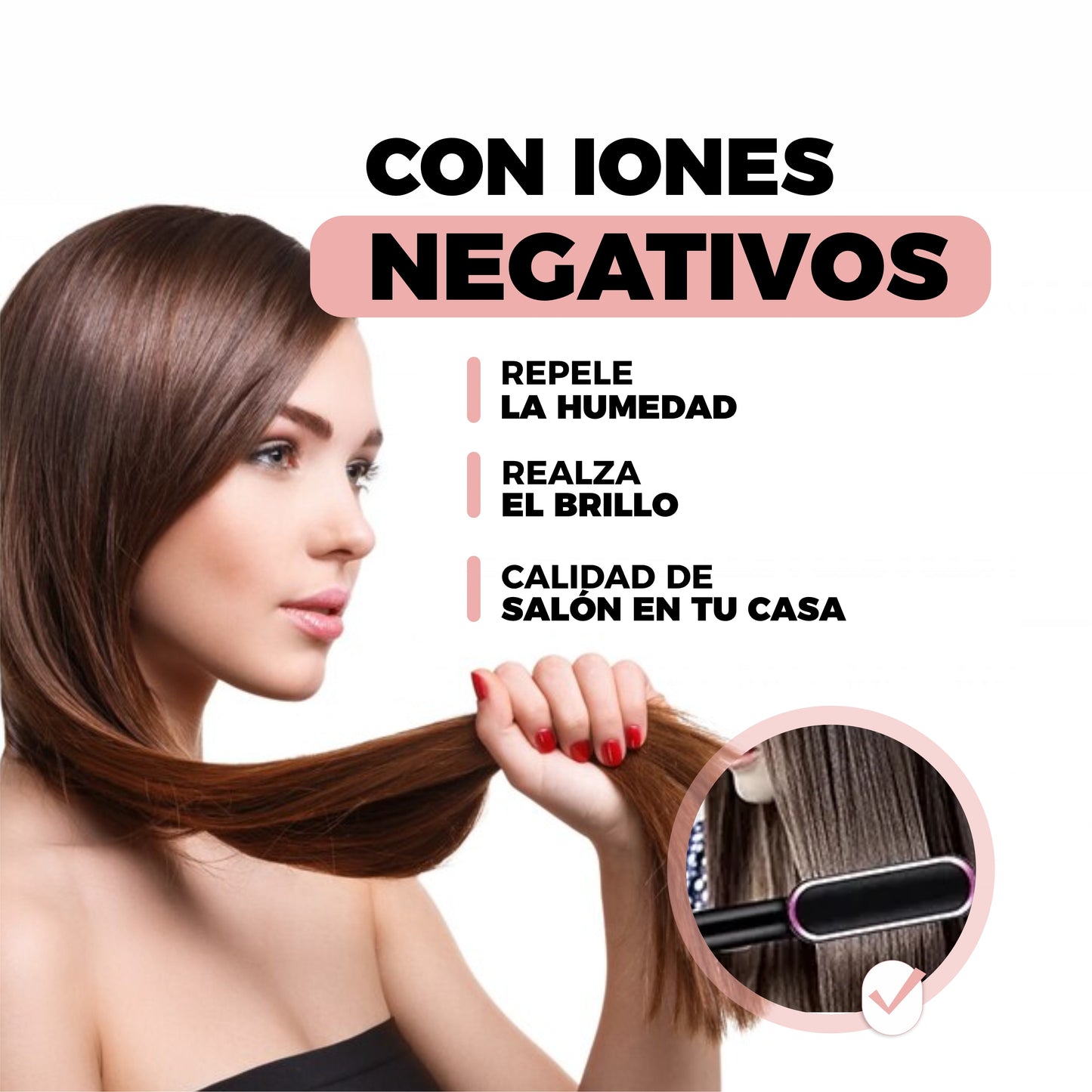 Cepillo Alisador Anti-Frizz | Ionstraight©